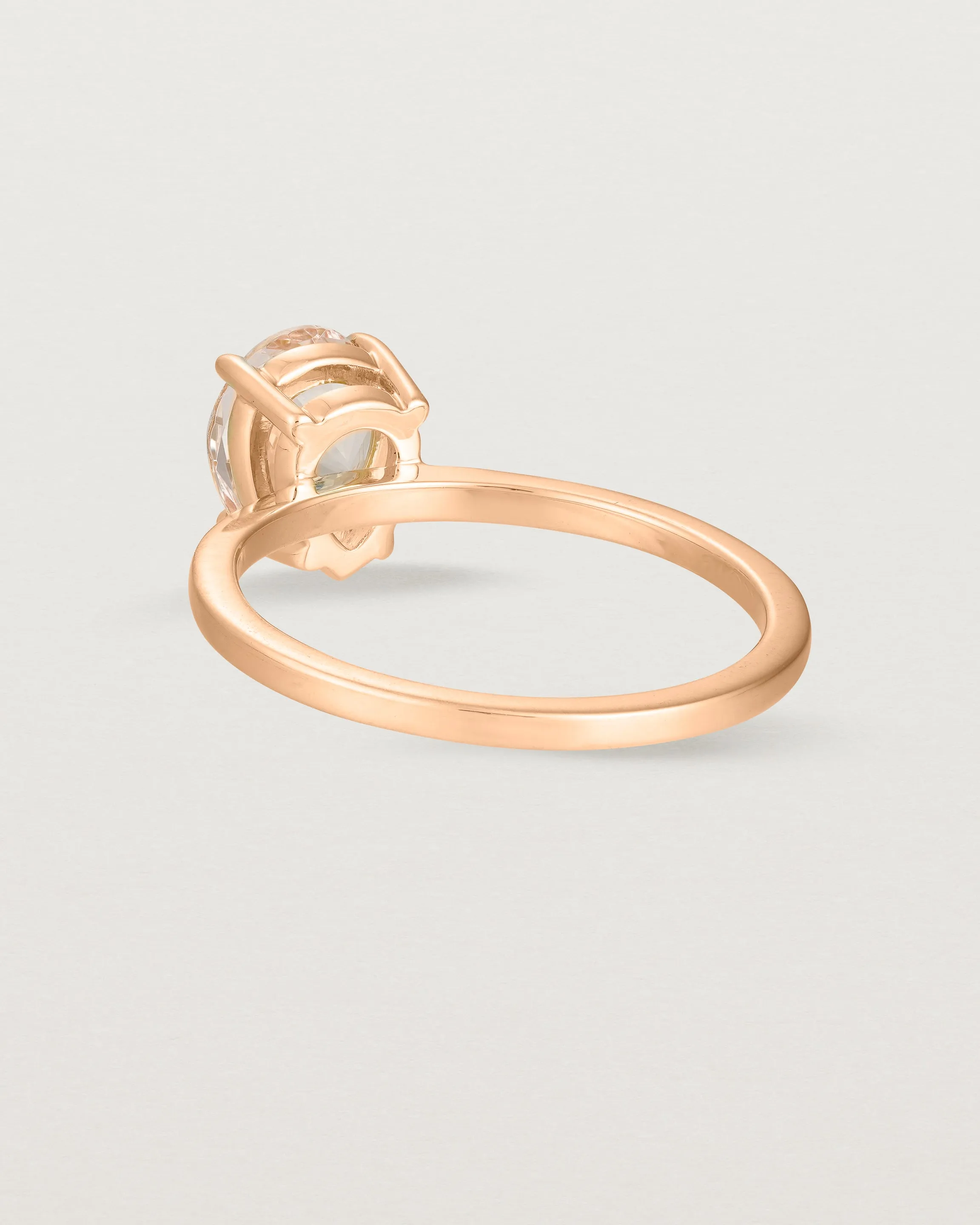 Una Pear Solitaire | Morganite