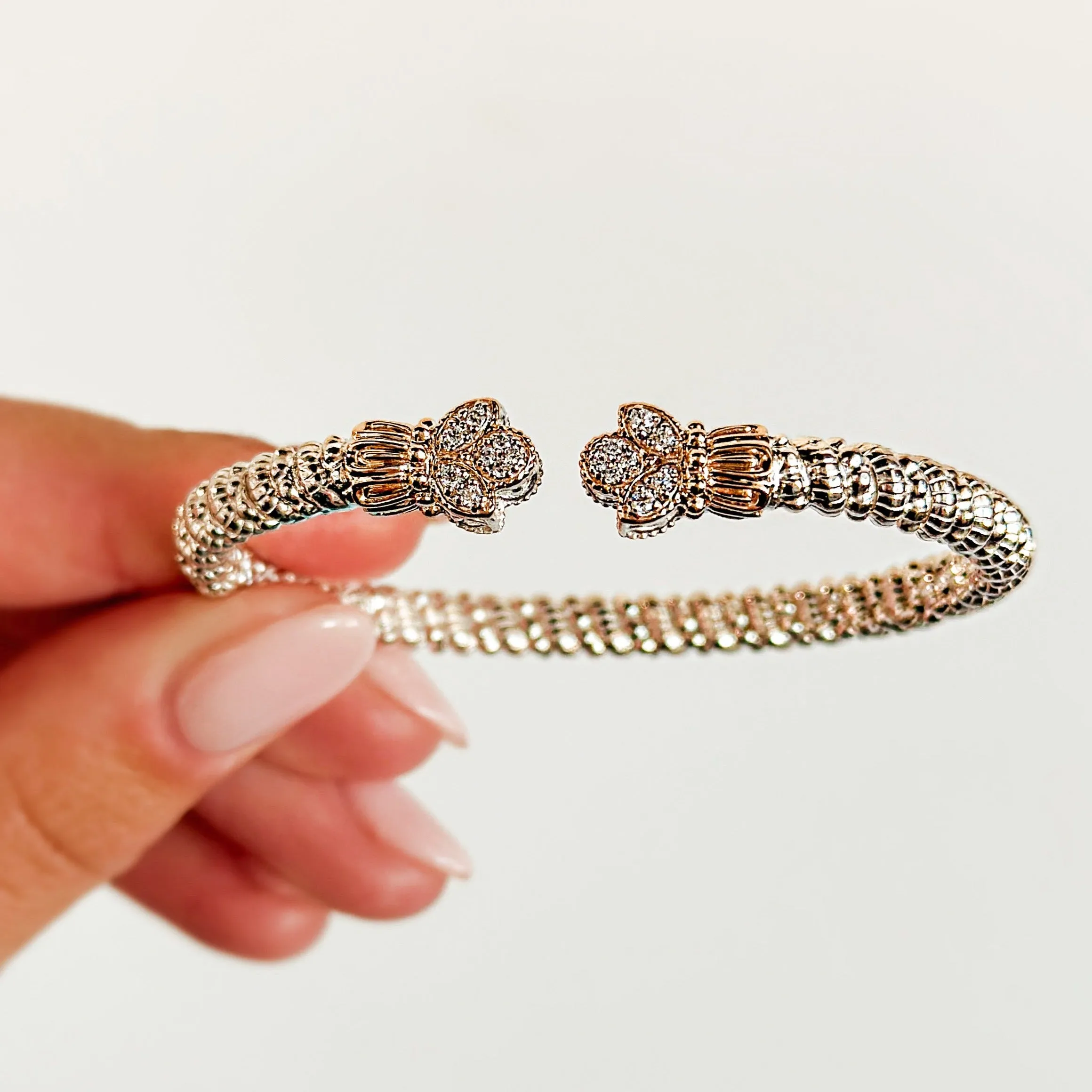 Vahan 14K Gold & Sterling Silver Bracelet with Diamonds 23709D04