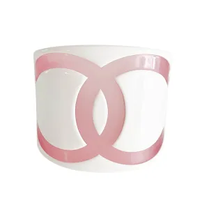 Vintage Chanel Pink Cutout Oversize CC Cuff2001