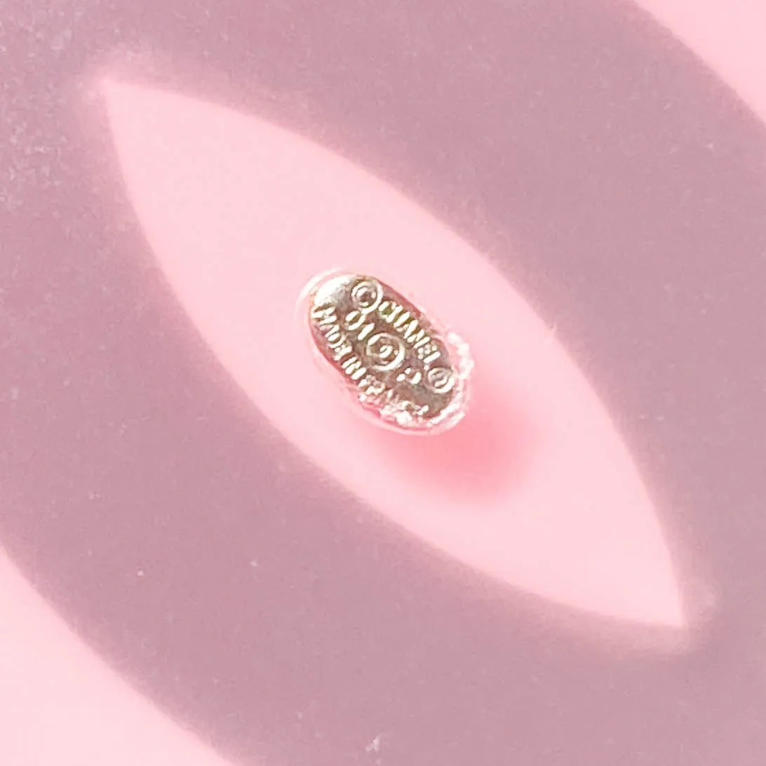 Vintage Chanel Pink Cutout Oversize CC Cuff2001