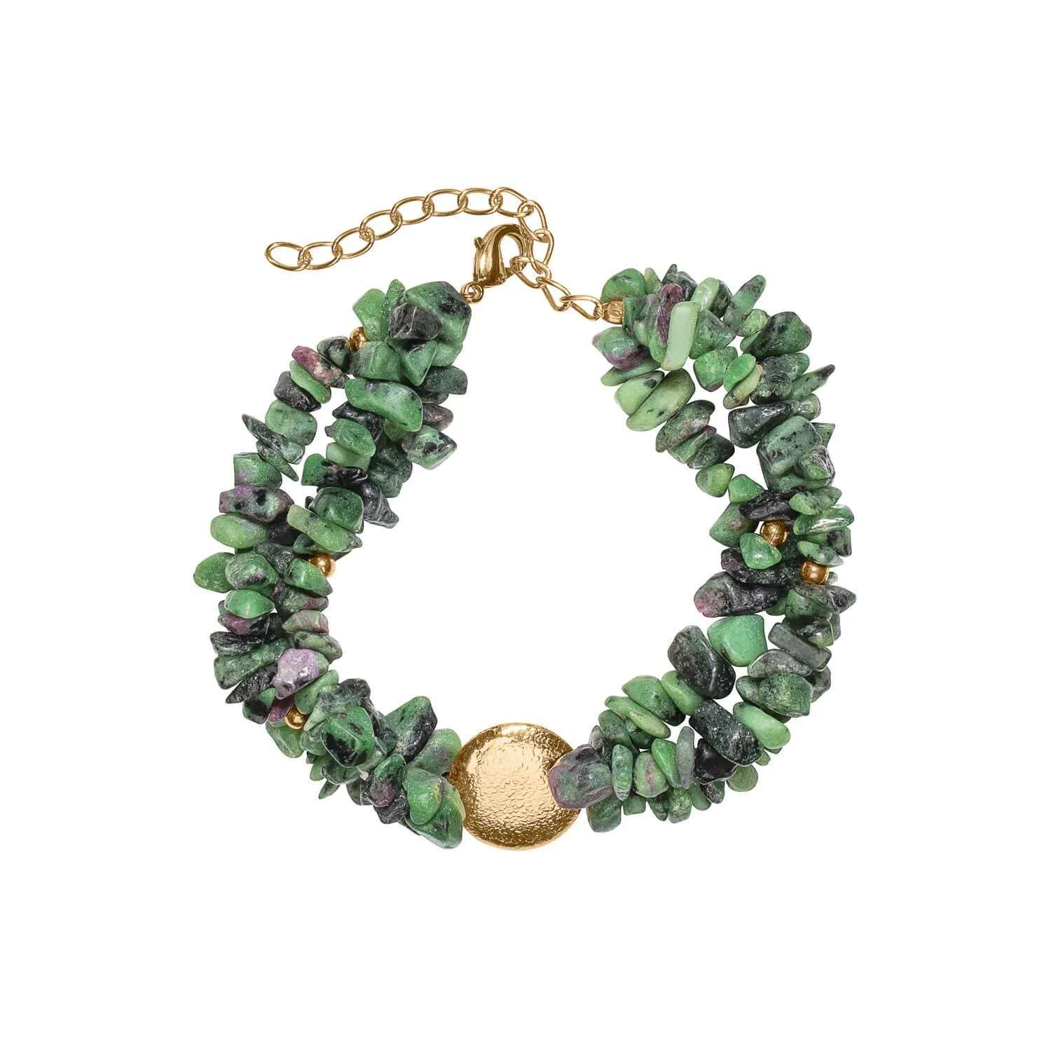 Vivacious Ruby - Zoisite Bracelet