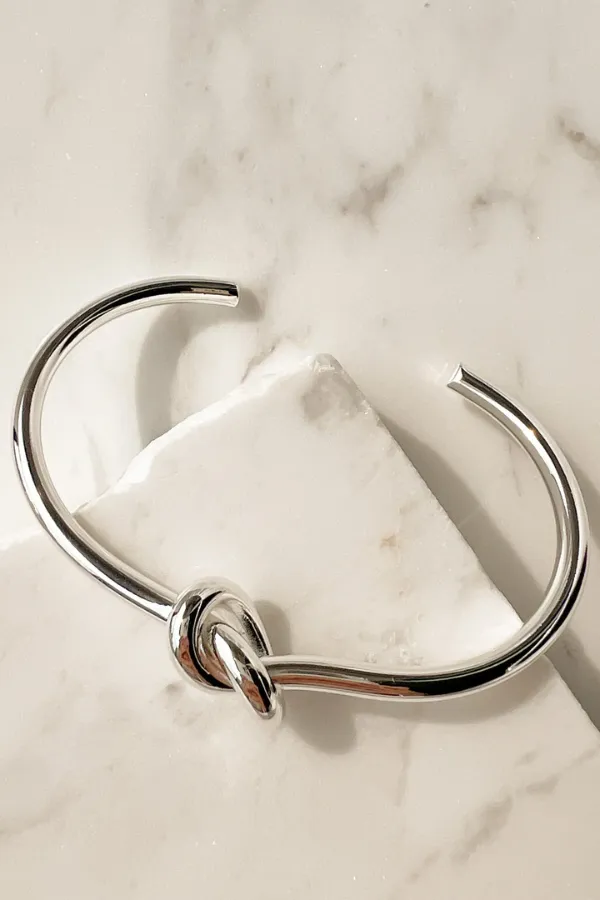 Whitney Silver Bangle