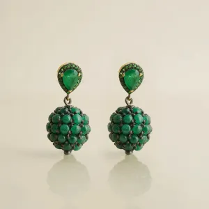 Willow Emerald Earrings