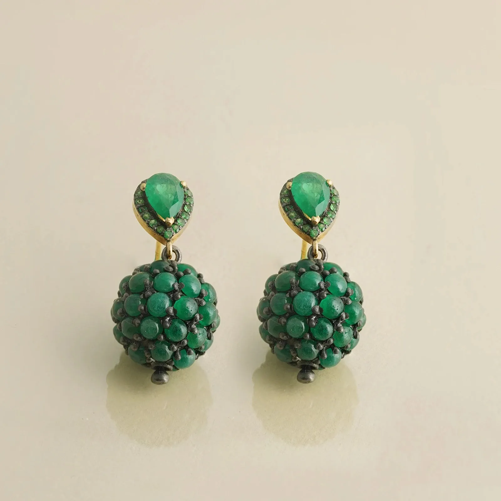Willow Emerald Earrings
