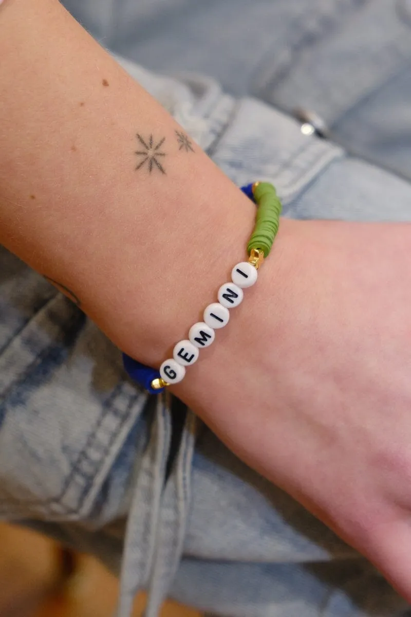 Zodiac Beaded Bracelet