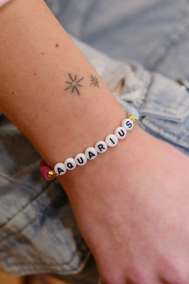 Zodiac Beaded Bracelet